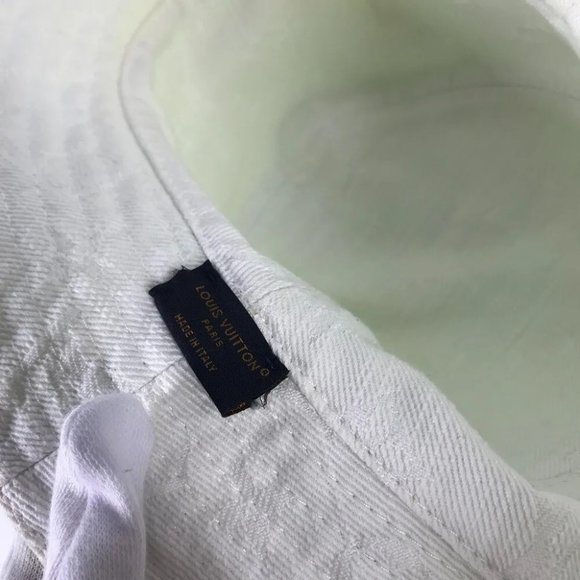 Auth LOUIS VUITTON M7064L Bicolor Bucket Hat-Monogram Neon hat bucket hat bob ha - Picture 8 of 11